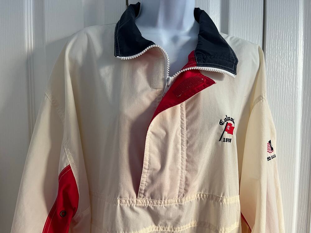 U.S. Open Vintage Golf Pullover Windbreaker Jacket M BOAST 1921 Columbia Crest